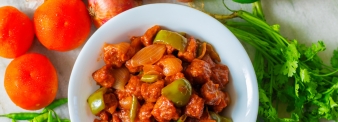 Spezzatino con bocconcini vegetali 