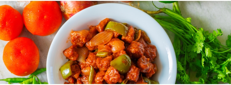 Spezzatino con bocconcini vegetali 