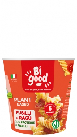 CUP FUSILLI AL RAGU' VEGETALE - 70 GR CUP FUSILLI AL RAGU' VEGETALE - 70 GR