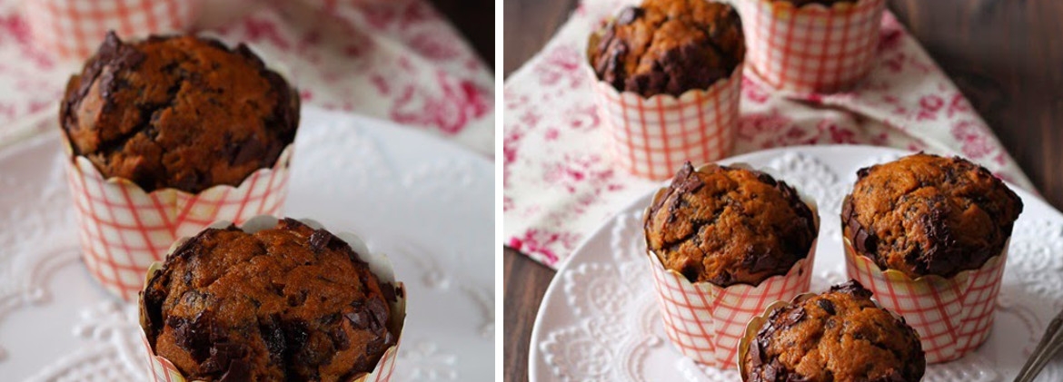 Tortini zucca e cioccolato