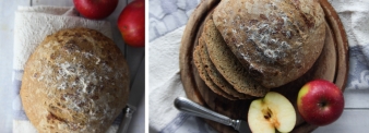 BREAD WITH APPLES AND SEEDS 