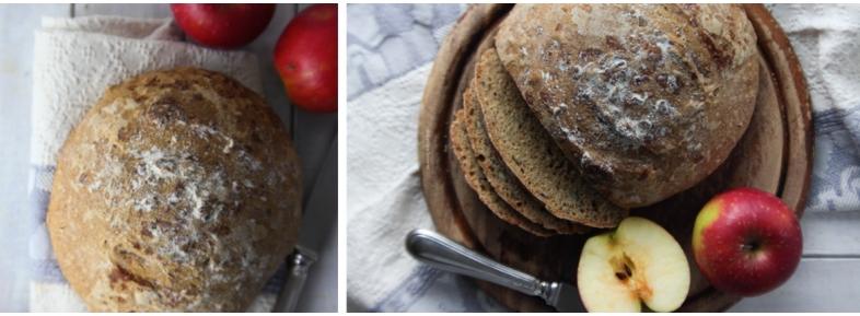 BREAD WITH APPLES AND SEEDS 